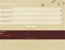 Tablet Screenshot of casabonitadecor.blogspot.com