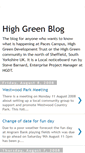 Mobile Screenshot of highgreenblog.blogspot.com