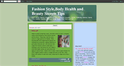 Desktop Screenshot of beautysecretstips.blogspot.com