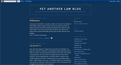 Desktop Screenshot of anotherlawblog.blogspot.com