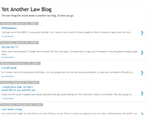 Tablet Screenshot of anotherlawblog.blogspot.com