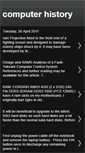 Mobile Screenshot of computermistory.blogspot.com