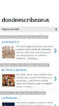 Mobile Screenshot of dondeescribezeus.blogspot.com