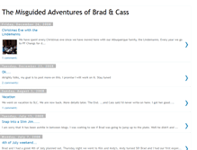 Tablet Screenshot of bradandcass.blogspot.com