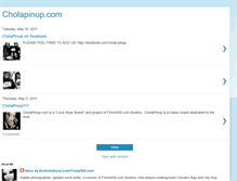 Tablet Screenshot of cholapinup.blogspot.com