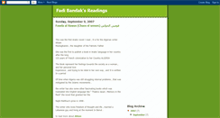 Desktop Screenshot of bandakreadbooks.blogspot.com