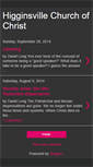 Mobile Screenshot of higginsvillechurchofchrist.blogspot.com
