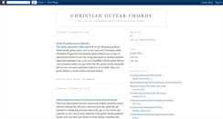 Desktop Screenshot of christian-guitar-chords.blogspot.com
