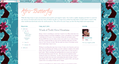 Desktop Screenshot of afrobutterfly.blogspot.com