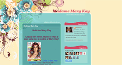 Desktop Screenshot of madamemarykay.blogspot.com