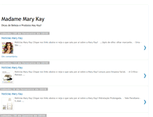 Tablet Screenshot of madamemarykay.blogspot.com