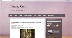 Desktop Screenshot of melody-violine.blogspot.com