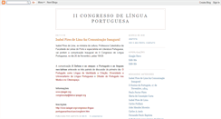 Desktop Screenshot of congressolinguaportuguesa.blogspot.com