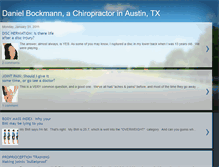 Tablet Screenshot of chiropractor-austin-tx.blogspot.com