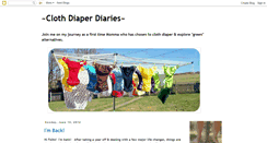 Desktop Screenshot of chooseclothdiapers.blogspot.com