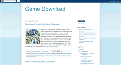 Desktop Screenshot of gamedownload4u.blogspot.com