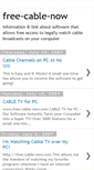 Mobile Screenshot of free-cable-now.blogspot.com