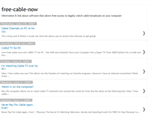 Tablet Screenshot of free-cable-now.blogspot.com
