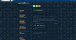 Desktop Screenshot of lazerliepilasyonnet.blogspot.com
