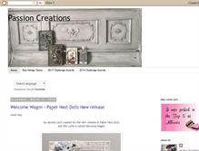 Tablet Screenshot of louise-passioncreations.blogspot.com