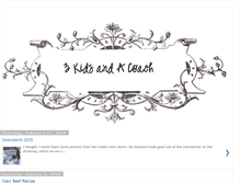 Tablet Screenshot of 3kidsandacoach.blogspot.com