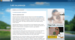 Desktop Screenshot of lekinapotencje.blogspot.com