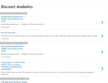 Tablet Screenshot of discountanabolics.blogspot.com