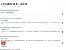 Tablet Screenshot of bitacorasdeunmedico.blogspot.com