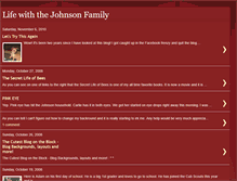 Tablet Screenshot of lifewiththejohnsonfamily.blogspot.com