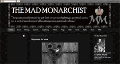 Desktop Screenshot of madmonarchist.blogspot.com