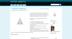 Desktop Screenshot of concienciacionambiental.blogspot.com