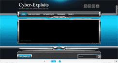 Desktop Screenshot of cyber-exploits.blogspot.com