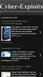 Mobile Screenshot of cyber-exploits.blogspot.com