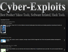 Tablet Screenshot of cyber-exploits.blogspot.com