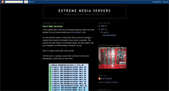 Desktop Screenshot of extrememediaservers.blogspot.com