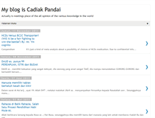 Tablet Screenshot of myblogiscadiakpandai.blogspot.com