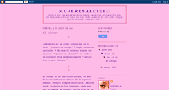 Desktop Screenshot of mujeresalcielo.blogspot.com