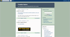 Desktop Screenshot of freebiegalore.blogspot.com