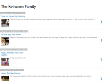 Tablet Screenshot of keinanenfamily.blogspot.com