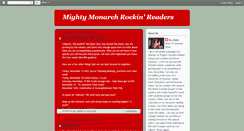 Desktop Screenshot of mightymonarchrockinreaders.blogspot.com
