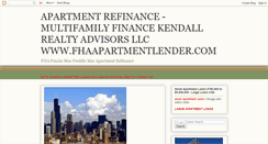 Desktop Screenshot of apartmentrefinancelender.blogspot.com