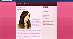 Desktop Screenshot of famegirls.blogspot.com