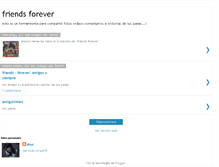 Tablet Screenshot of amistad-friendsforever.blogspot.com