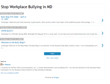 Tablet Screenshot of mdstopbully.blogspot.com