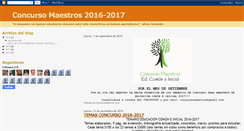 Desktop Screenshot of concursomaestros.blogspot.com