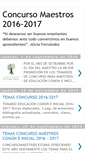 Mobile Screenshot of concursomaestros.blogspot.com