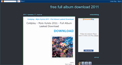 Desktop Screenshot of downloadleakalbums.blogspot.com