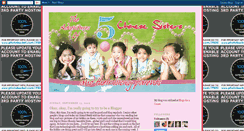 Desktop Screenshot of 5chinesesisters.blogspot.com