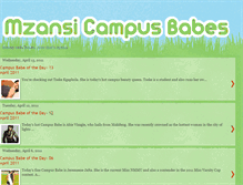 Tablet Screenshot of mzansi-campus-babes.blogspot.com