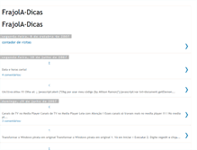 Tablet Screenshot of frajola-dicas.blogspot.com